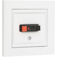 Højttalerudtag Optima, 1-vejs, Signalhvid MALMBERGS