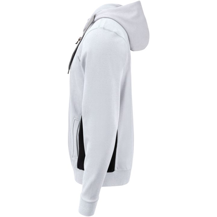 Hoodie 5400 Vit Svart Jobman – billede 2