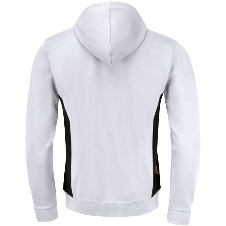 Hoodie 5400 Vit Svart Jobman – billede 3