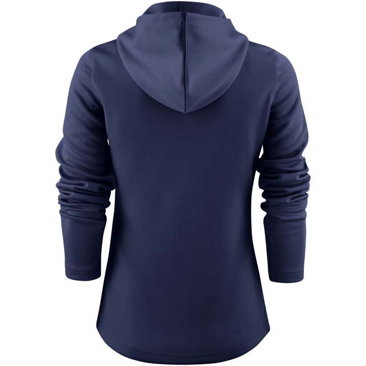 Hoodie Dam Layback Marinblå Printer RED XS – billede 2