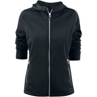 Hoodie Dam Layback Svart Printer RED