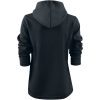 Hoodie Dam Layback Svart Printer RED XS – miniature 2