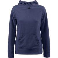 Hoodie Dam Switch Marinblå Printer RED