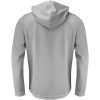 Hoodie Layback Gråmelerad Printer RED s – miniature 2