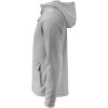 Hoodie Layback Gråmelerad Printer RED s – miniature 3