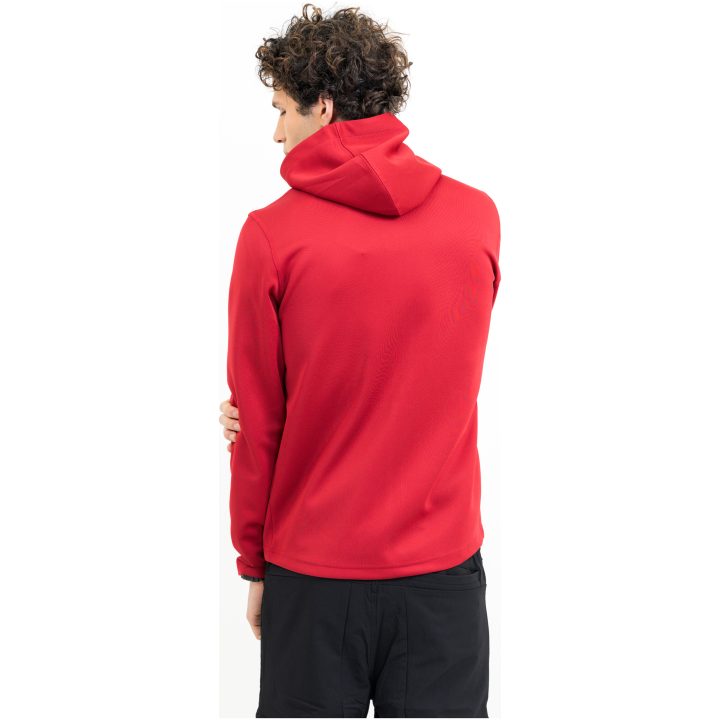 Hoodie Layback Röd Printer RED s – billede 3