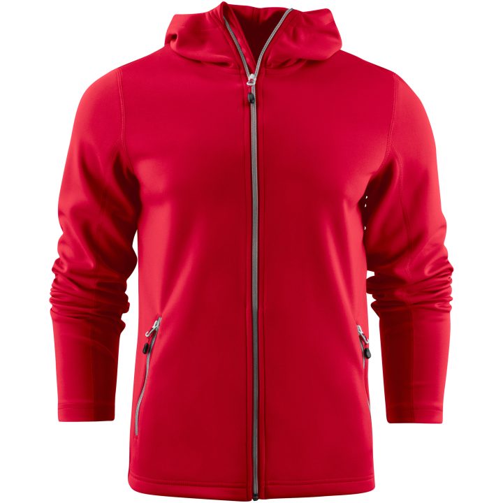 Hoodie Layback Röd Printer RED s – billede 5