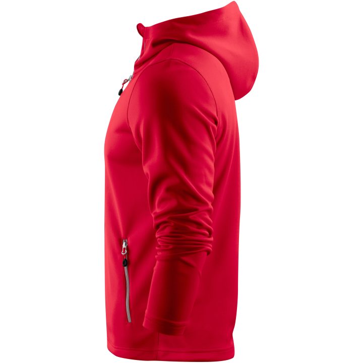 Hoodie Layback Röd Printer RED s – billede 6