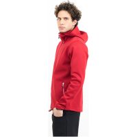 Hoodie Layback Röd Printer RED