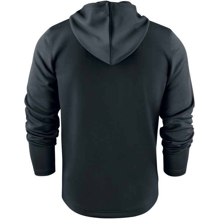 Hoodie Layback Svart Printer RED s – billede 2