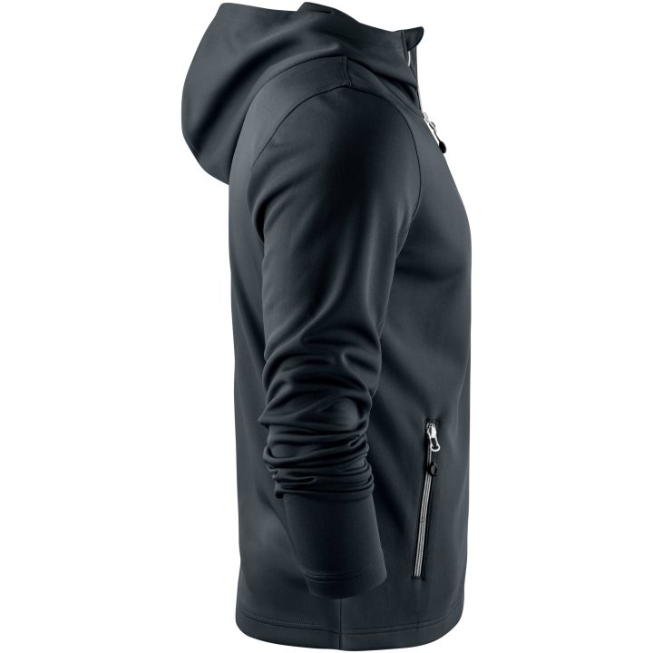 Hoodie Layback Svart Printer RED s – billede 4