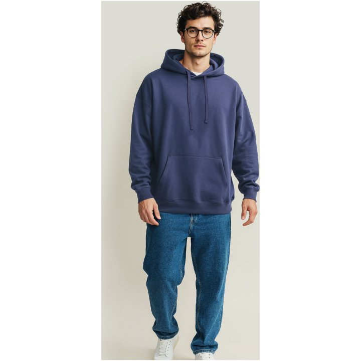 Hoodie UM Loose Fit Marinblå Untagged Movement – billede 2