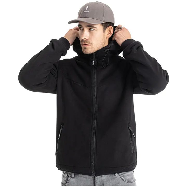 Hoodie V3 Sort JOHN DOE Small – billede 6