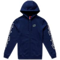 Hoodie Zip Up Badge Marineblå Salviegrøn TROY LEE DESIGNS