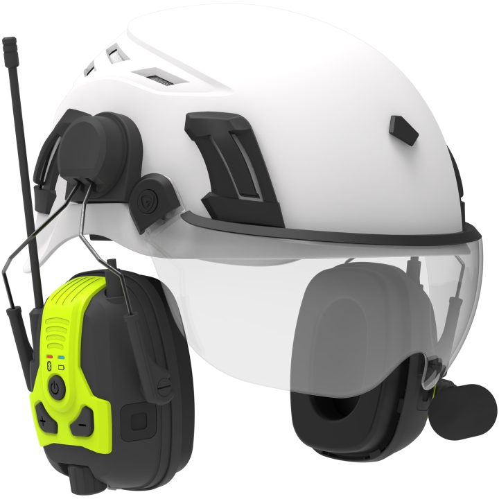 Høreværn Freebird PRO X Sort/Fluorescerende Gul Guardio – billede 9