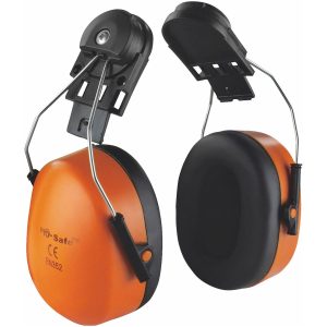 Høreværn, Hjelmmontering, EN352-1, Orange MALMBERGS