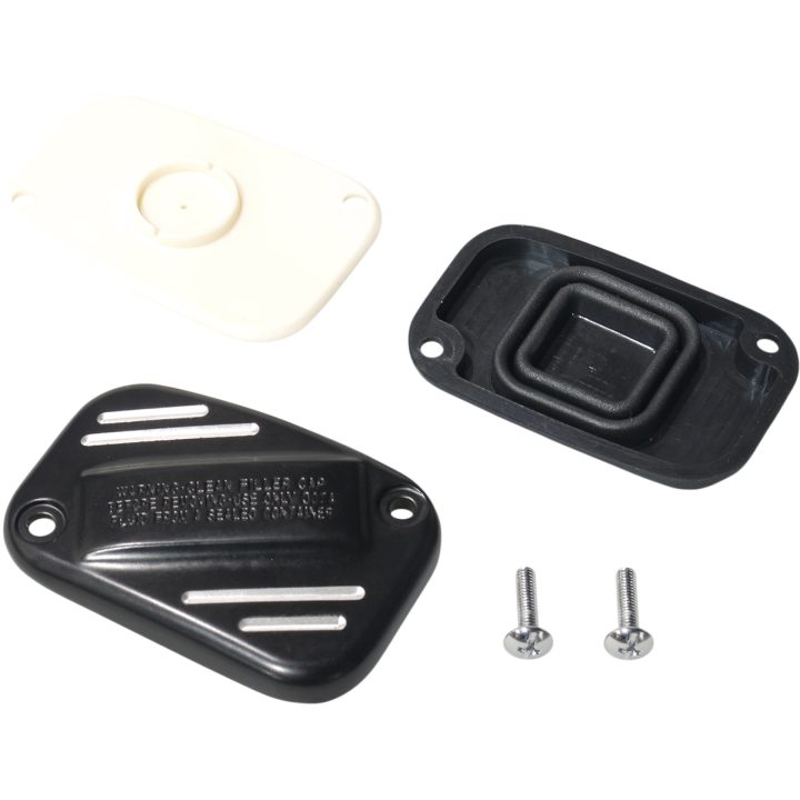 Hovedcylinderlåg Finned Sort Blank DRAG SPECIALTIES – billede 2