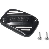 Hovedcylinderlåg Finned Sort Blank DRAG SPECIALTIES