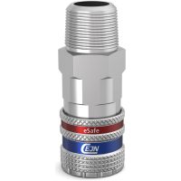 Hurtigkobling Trykluft Serie 410 eSafe Cejn