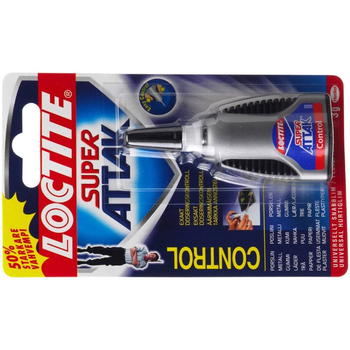 Hurtiglim Control 3g Loc SUPER AT LIM HURTIG SUPER GLUE TUBE 3GR – billede 2