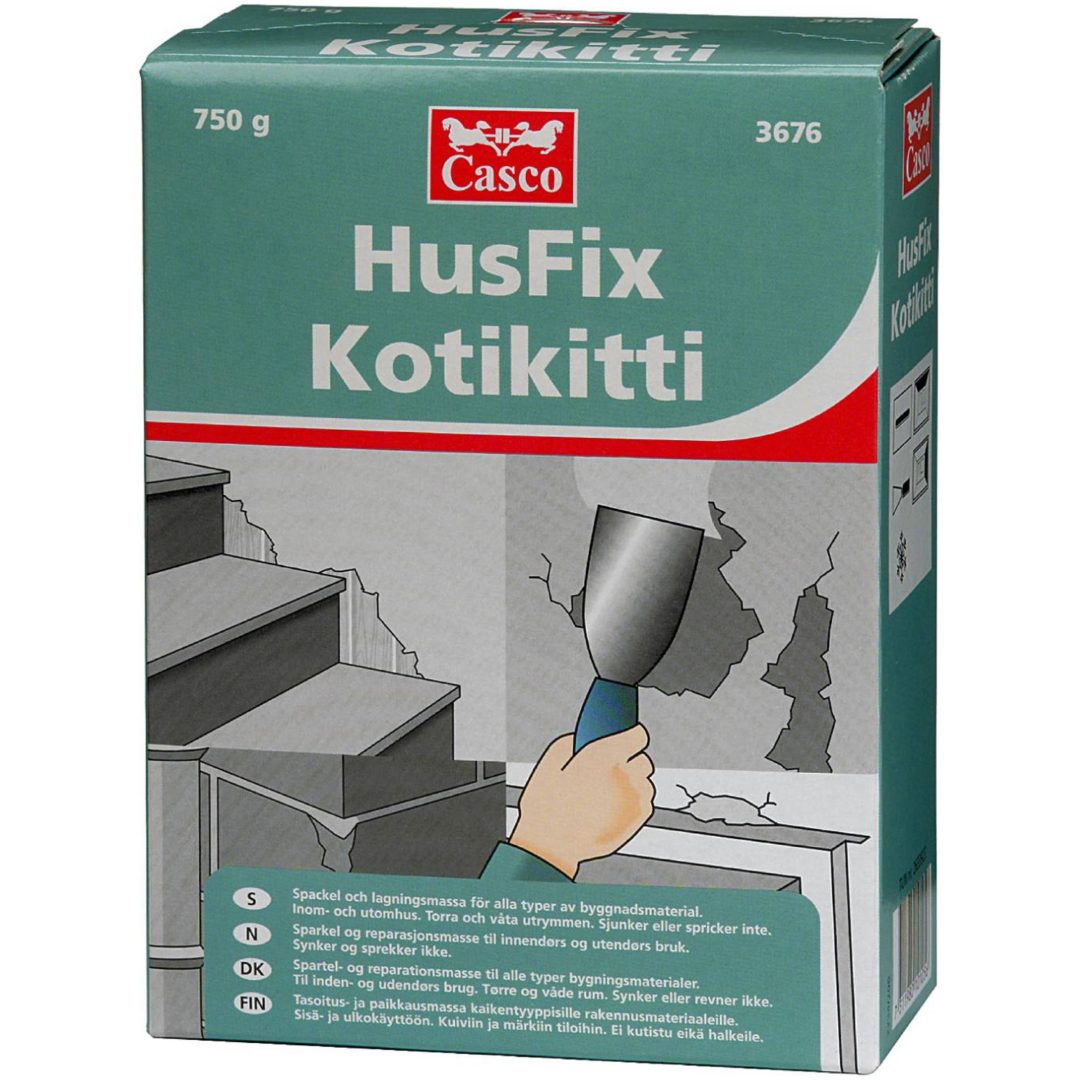 HusFix 3676 CASCO SPARTELMASSE HUSFIX 1KG – billede 2
