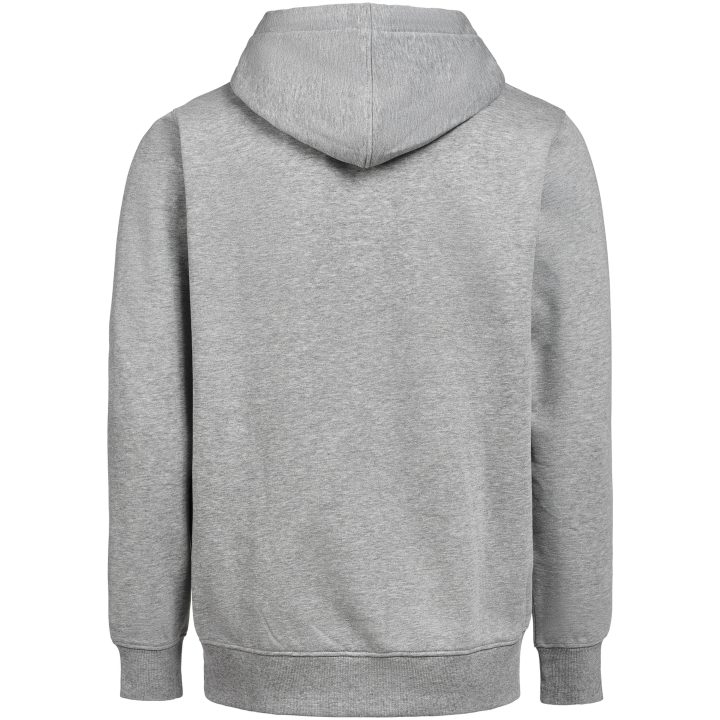 Huvtröja Full Zip Regular Fit Gråmelerad Untagged Movement – billede 4