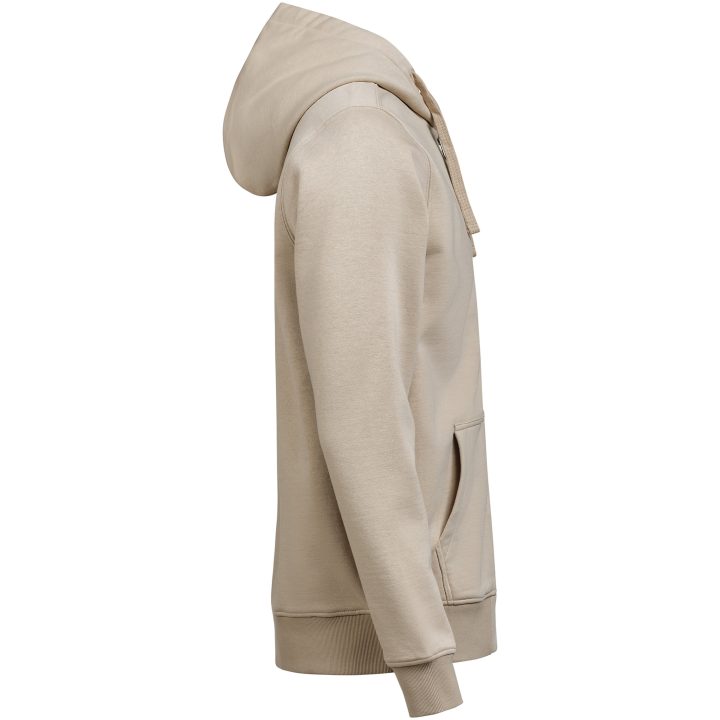 Huvtröja Full Zip Regular Fit Latte Untagged Movement – billede 2
