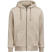 Huvtröja Full Zip Regular Fit Latte Untagged Movement