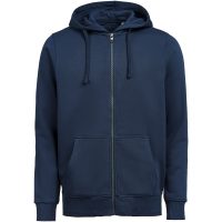 Huvtröja Full Zip Regular Fit Marinblå Untagged Movement
