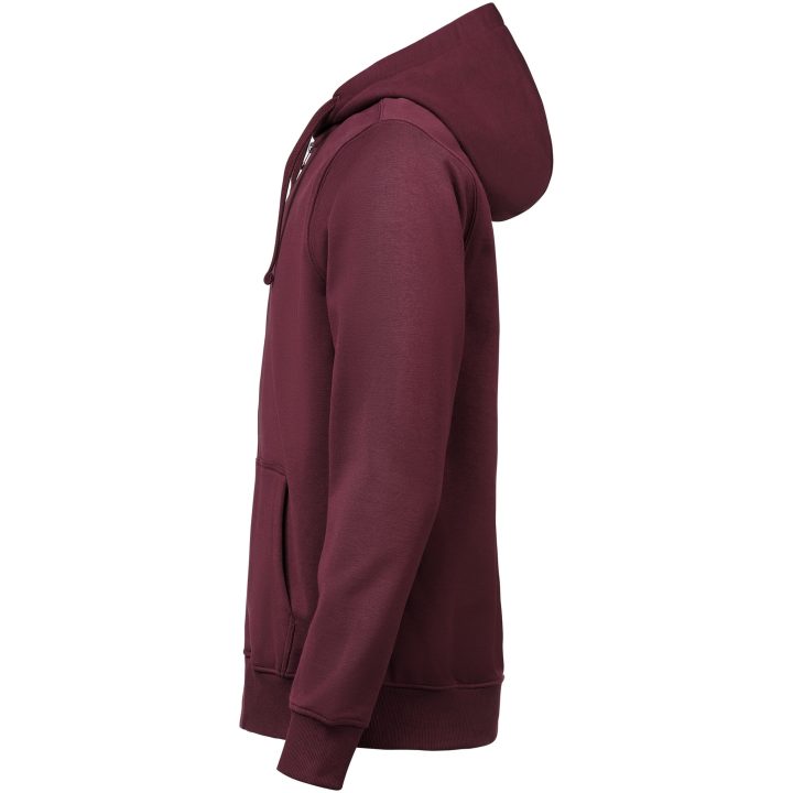 Huvtröja Full Zip Regular Fit Plommon Untagged Movement – billede 2