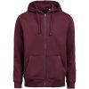 Huvtröja Full Zip Regular Fit Plommon Untagged Movement – miniature 1