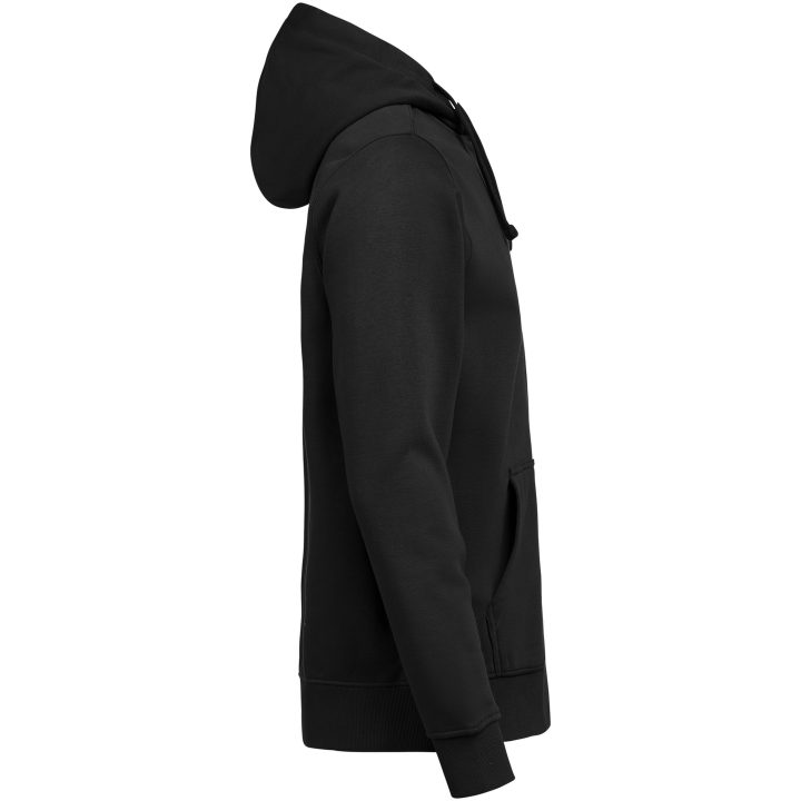 Huvtröja Full Zip Regular Fit Svart Untagged Movement – billede 3