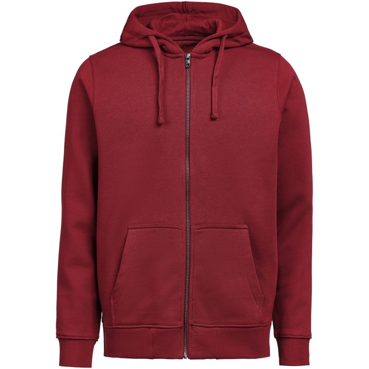 Huvtröja Full Zip Regular Fit Tegel Untagged Movement – billede 3