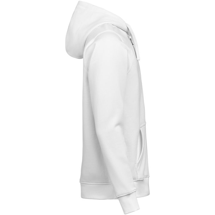 Huvtröja Full Zip Regular Fit Vit Untagged Movement – billede 3