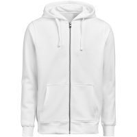 Huvtröja Full Zip Regular Fit Vit Untagged Movement
