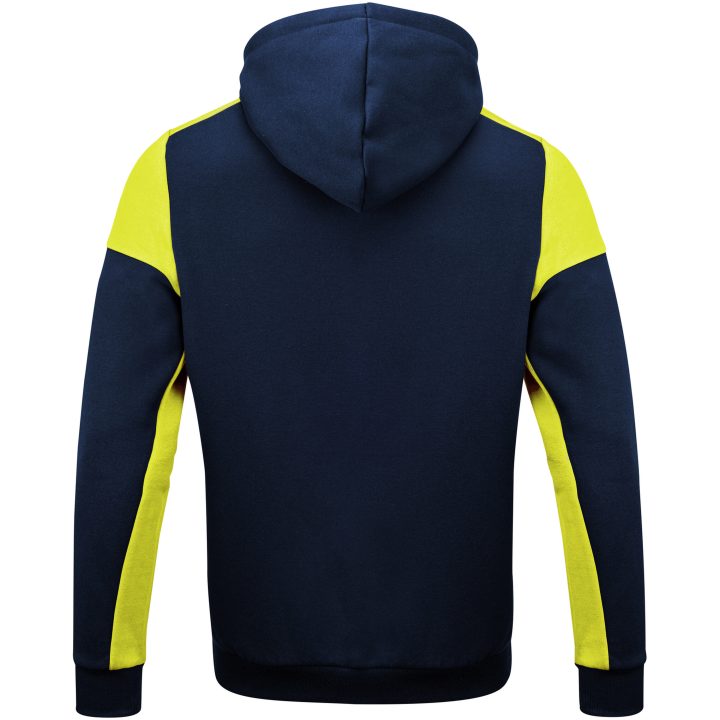 Huvtröja Prime Marinblå/neongul Printer PRIME XS – billede 2