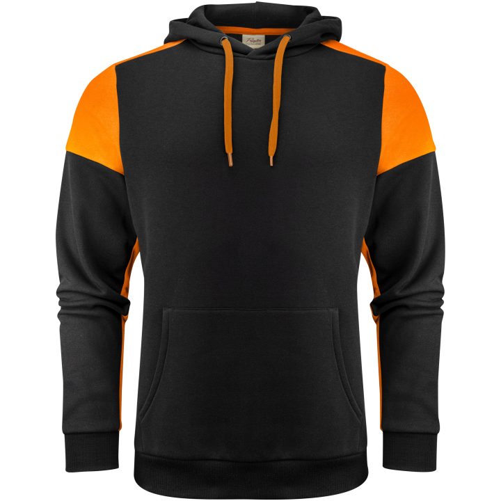 Huvtröja Prime Svart/orange Printer PRIME XS – billede 5