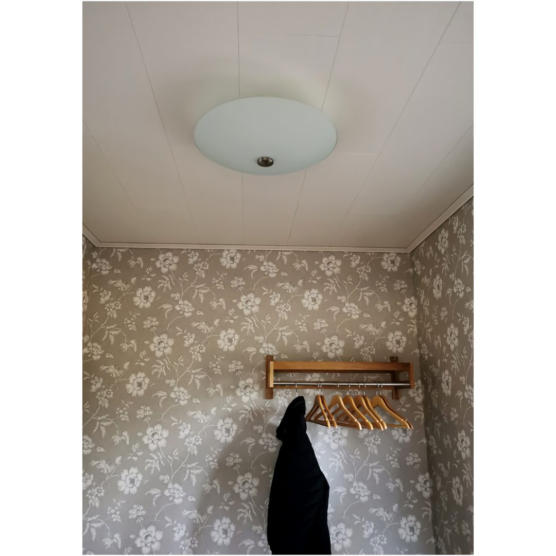 Iglo Plafond 42cm, Hvid/stål ANETA HOME Sokkel E14 Hvid /Stål – billede 3