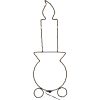 Indendørsdekoration Candly STAR TRADING – miniature 3