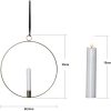 Indendørsdekoration Flamme Ring Messing Star Trading – miniature 12