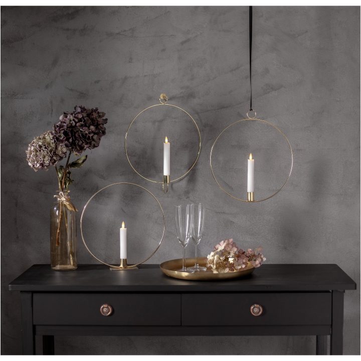 Indendørsdekoration Flamme Ring Messing Star Trading – billede 9