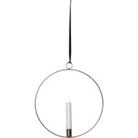 Indendørsdekoration Flamme Ring Messing Star Trading