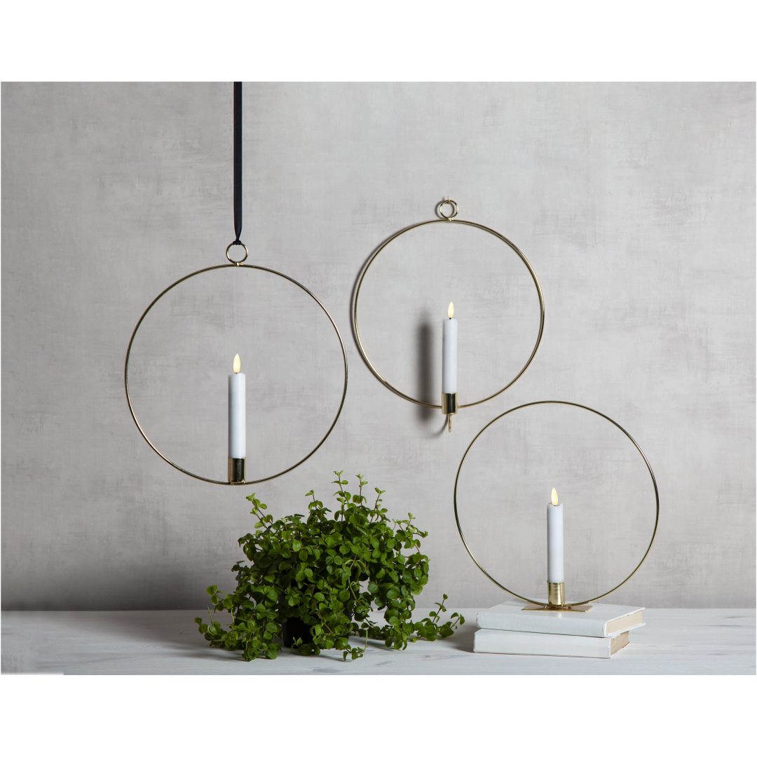 Indendørsdekoration Flamme Ring Messing Star Trading – billede 10