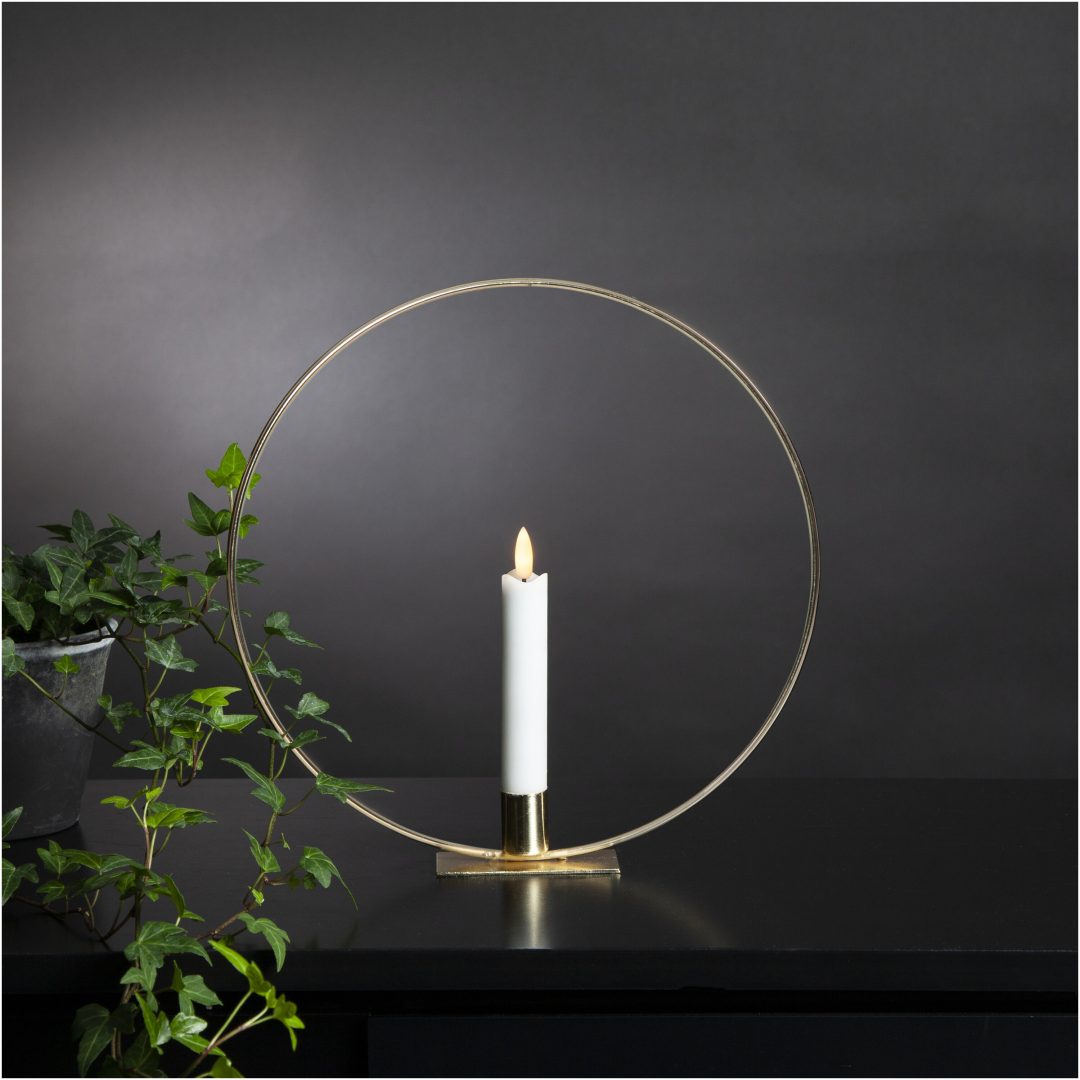 Indendørsdekoration Flamme Ring Messing Star Trading – billede 9