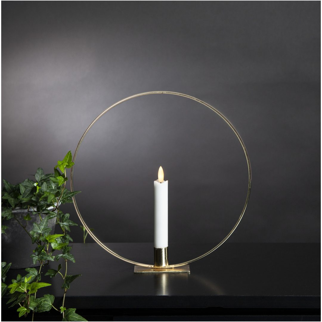 Indendørsdekoration Flamme Ring Messing Star Trading – billede 4