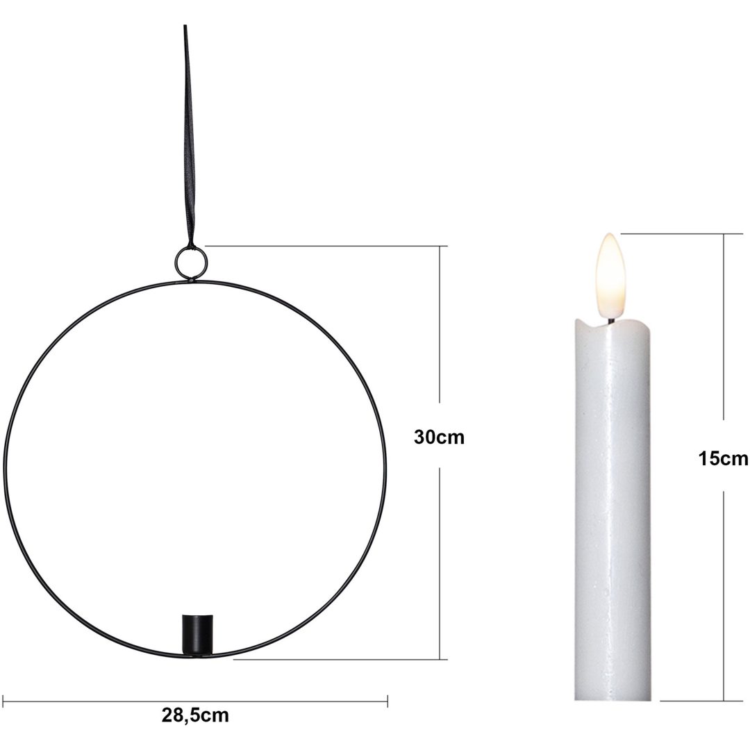 Indendørsdekoration Flamme Ring Sort Star Trading – billede 12