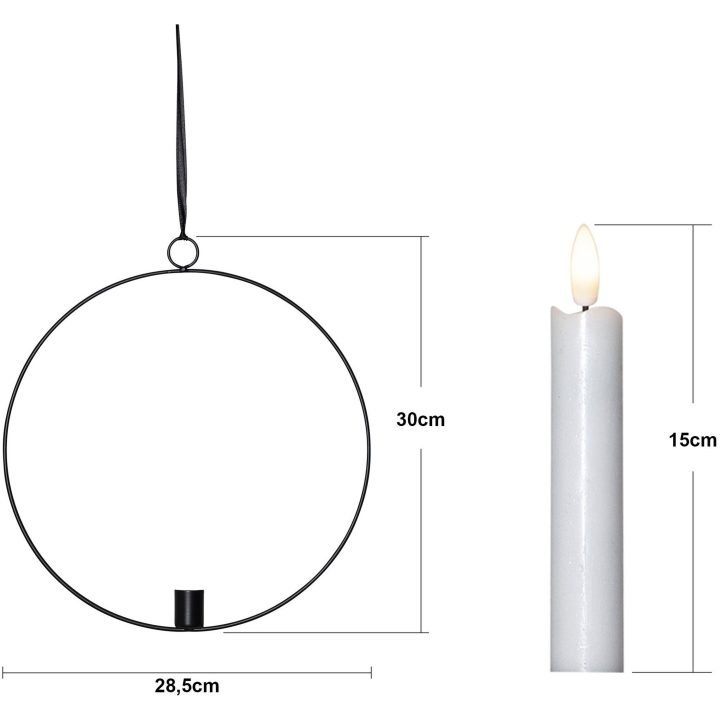 Indendørsdekoration Flamme Ring Sort Star Trading – billede 9