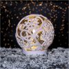 Indendørsdekoration Frost Hvid Star Trading – miniature 10
