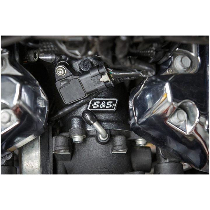 Indsugningsrør 55 mm Performance Sort Pulverlakeret S&S CYCLE – billede 2