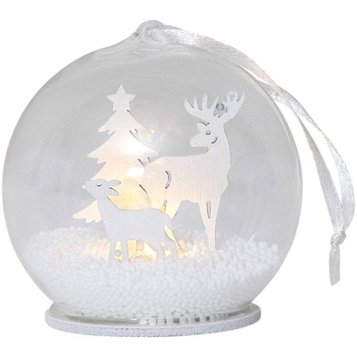 Inomhusdekoration Fauna Vit Star Trading 8 cm – billede 8